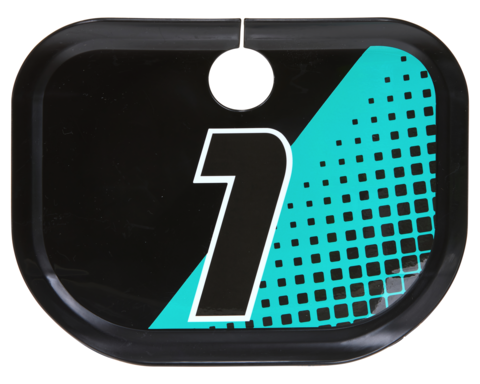 MX350 Number Plate – Teal/Black – Razor
