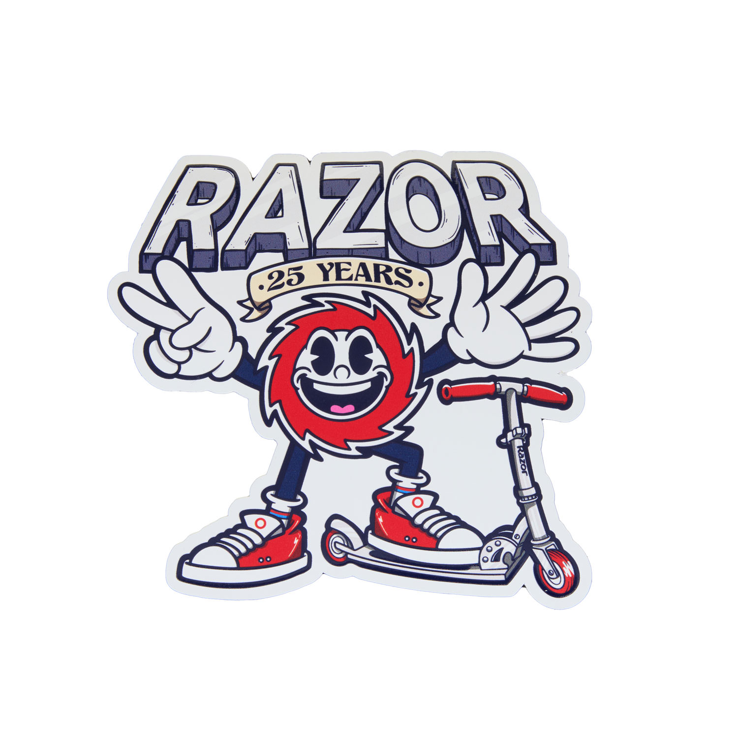 Limited Edition: Razor 25th Anniversary 5 Sticker Pack