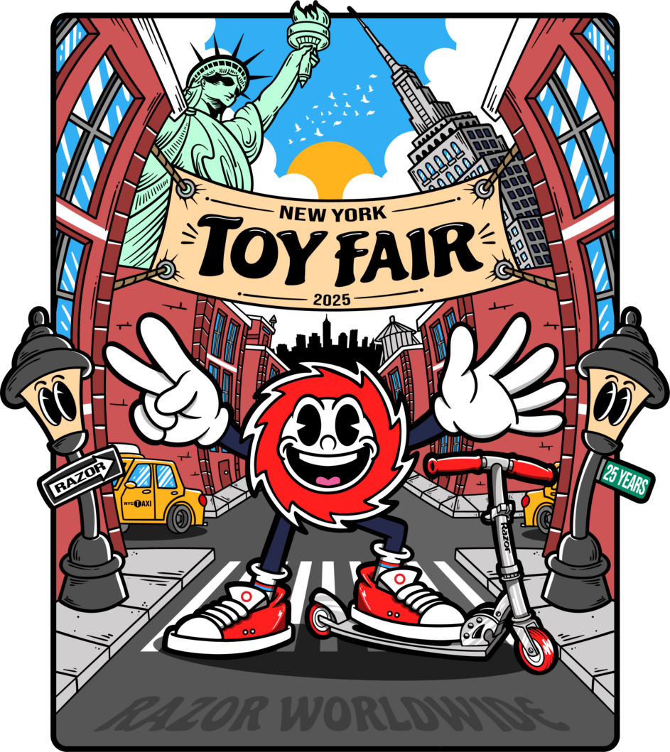 Limited Edition: Razor 25th Anniversary NYTF Long Sleeve T-Shirt Image 1