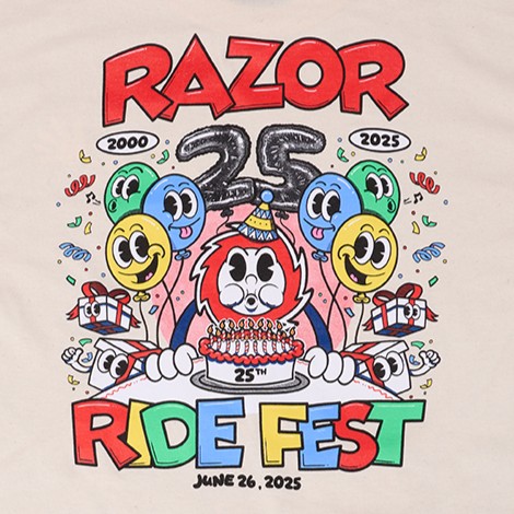 Limited Edition: Razor Ride Fest 2025 T-shirt feat. Buzz Image 1