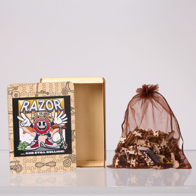 25th anniversary Wooden Puzzle