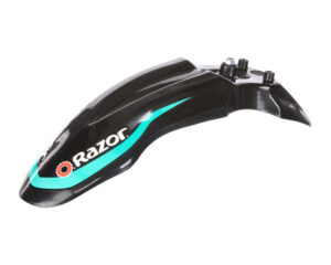 MX650 Front Fender with Hardware – Black/Teal