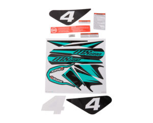 MX650 Decals – Black/Teal